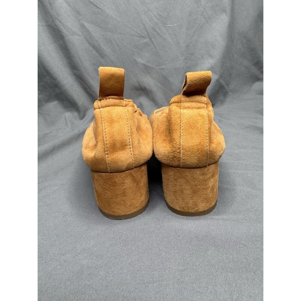 Everlane Women's Day Heels Pumps Brown Round Toe Suede Block Made In Italy Sz 6 - Picture 14 of 14